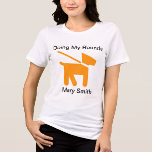 Dog on a Leash Tri-Blend Shirt