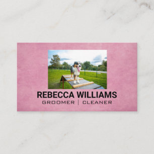 Dog on Obstacle Course Business Card
