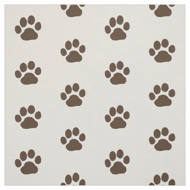 Dog or Cat Paw Prints | Pet Lover's Fabric (Swatch)