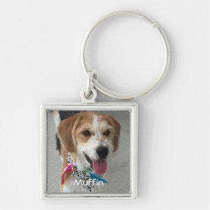 Dog Or Cat Photo/Name Customise Key Ring