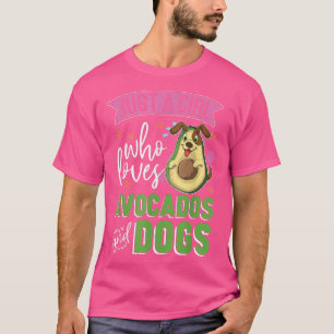 Dog Owner Avocado Lover Girls Dog Lover Women Anim T-Shirt
