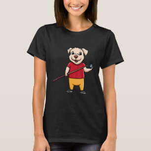 Dog Owner Billiard Ball Snooker Pool Player Paw Lo T-Shirt