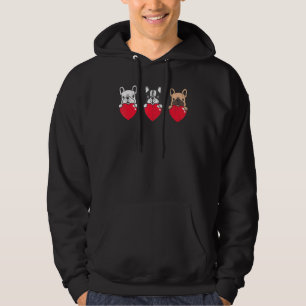 Dog Owner Frenchie Heart Pet Animal French Bulldog Hoodie
