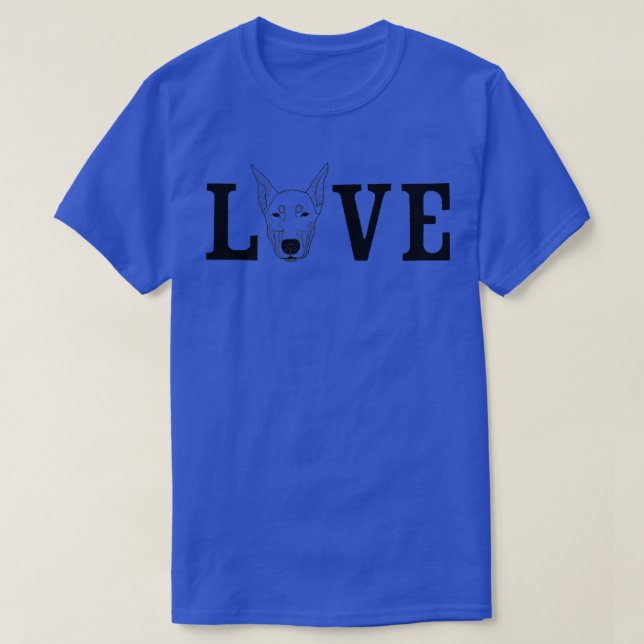 Dog Owner Love Doberman  T-Shirt (Design Front)