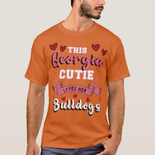 Dog Owner Lover This Georgia Cutie Loves Her Bulld T-Shirt
