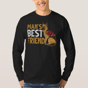 Dog Owner Man's Best Friend German Shepherd Dog T-Shirt