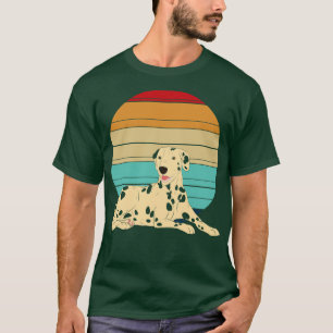 Dog Owner Pet Lover Retro Dog Breed Dalmatian T-Shirt