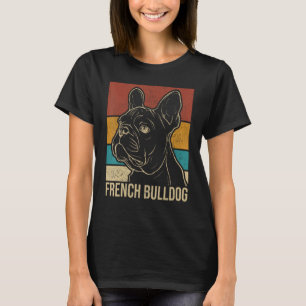Dog  Owner Vintage Animal Outfit Retro French Bull T-Shirt