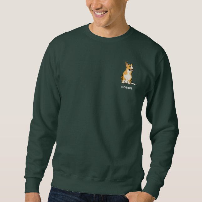 Dog owner welsh corgi pembroke sweatshirt (Front)