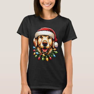 Dog Owner Xmas Men Women Favorite Golden Retriever T-Shirt