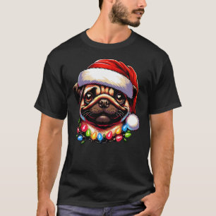 Dog Owner Xmas Men Women Favorite Pug Christmas T-Shirt