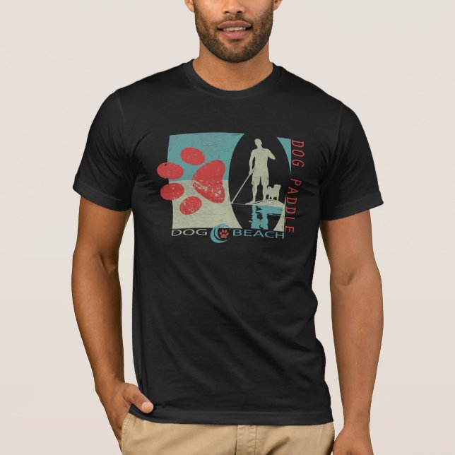 Dog Paddle - Dog Beach T-Shirt (Front)