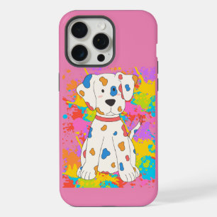 dog paint iPhone 15 pro max case