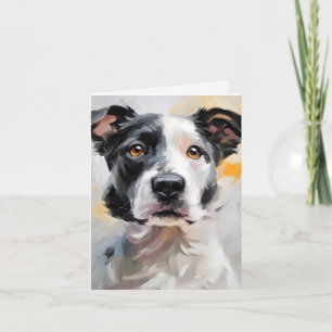 Dog Painting Note Card