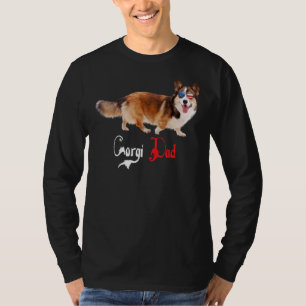 Dog Papa Puppy Dad Corgi T-Shirt