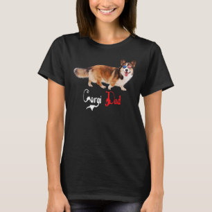 Dog Papa Puppy Dad Corgi T-Shirt