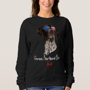 Dog Papa Puppy Dad German Shorthaired Pointer Sweatshirt