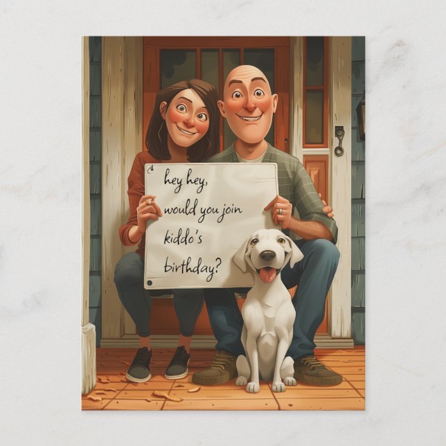 Dog Parents Postcard (Front)