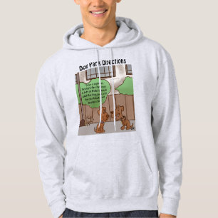 Dog Park Directions Men's Hoodie
