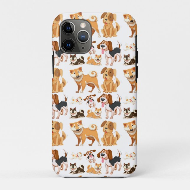 Dog Pattern Case-Mate iPhone Case (Back)