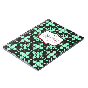 Dog Pattern French Bulldog Notebook