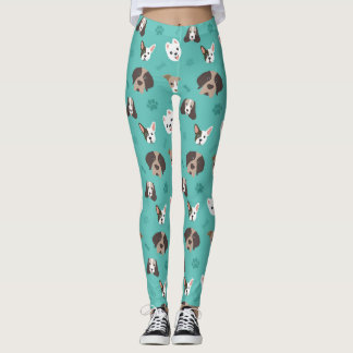Dog Pattern Leggings