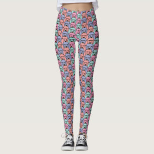 Dog Pattern Printed Leggings