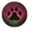 Dog paw, animal footprint, cat foot 