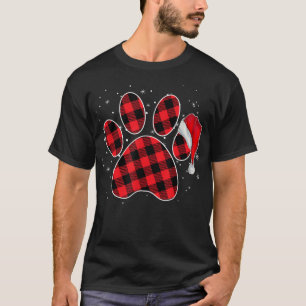 Dog Paw Christmas Pyjamas For Family Matching Outf T-Shirt