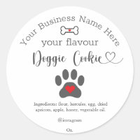 Dog Paw Custom doggie cookie
