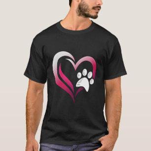 Dog Paw Dog Lovers Gifts For Women Dogs Paw Print  T-Shirt