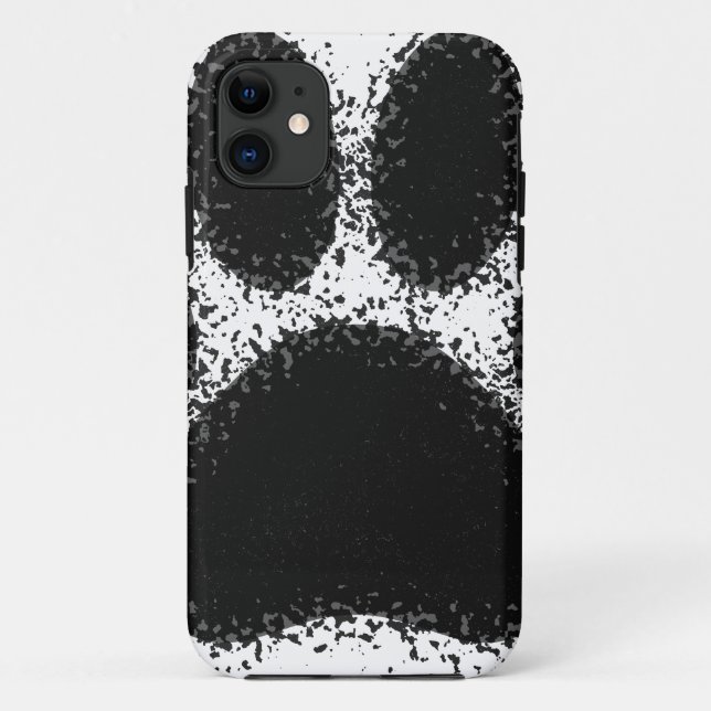 Dog Paw Drawing Case-Mate iPhone Case (Back)