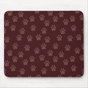 Dog Paw Pattern Mouse Pad