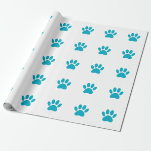 Dog Paw Print Art  Wrapping Paper