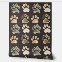 Dog Paw Print Brown and Grey Boys