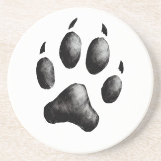 Dog Paw Print  Coaster