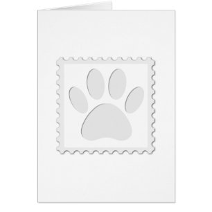 Dog Paw Print Cut Out