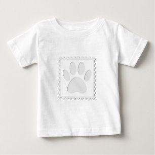 Dog Paw Print Cut Out Baby T-Shirt