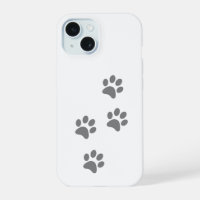 Dog Paw Print iPhone Case – Cute Animal Print