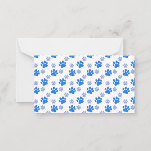 Dog Paw Print Simple Animal Lover Cute Puppies Card