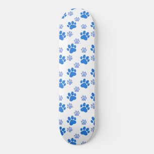 Dog Paw Print Simple Animal Lover Cute Puppies Skateboard