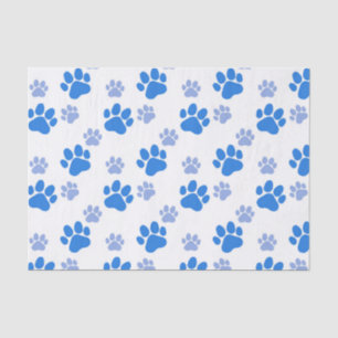 Dog Paw Print Simple Animal Lover Cute Puppies Tissue Paper