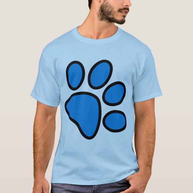 Dog Paw Print T-shirt (Front)