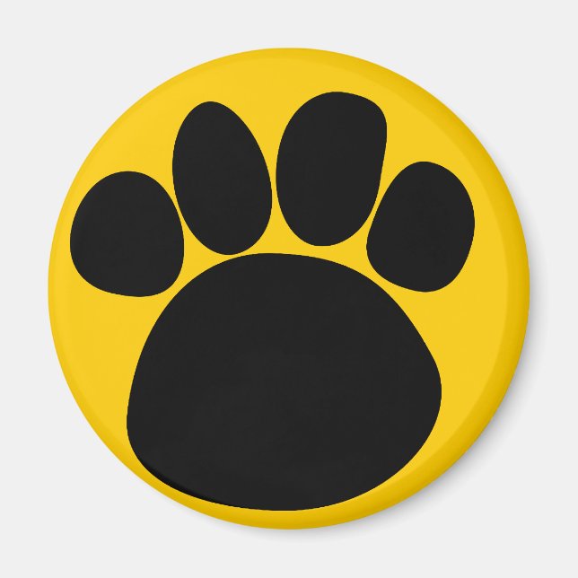 Dog Paw Print to the Paw Magnet (Front)