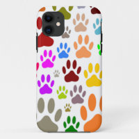 Dog Paw Prints All Over