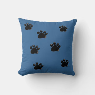 Dog Paw Prints Cushion
