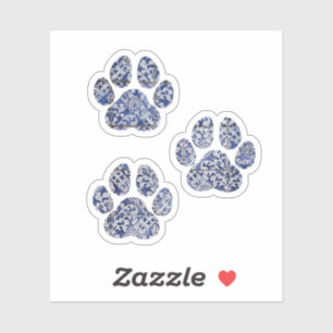 Dog Paw Prints - Portuguese Tiles