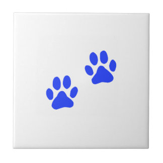 Dog Paw Prints Tile