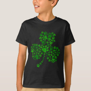 Dog paw shamrock st patricks day dog lover irishDo T-Shirt