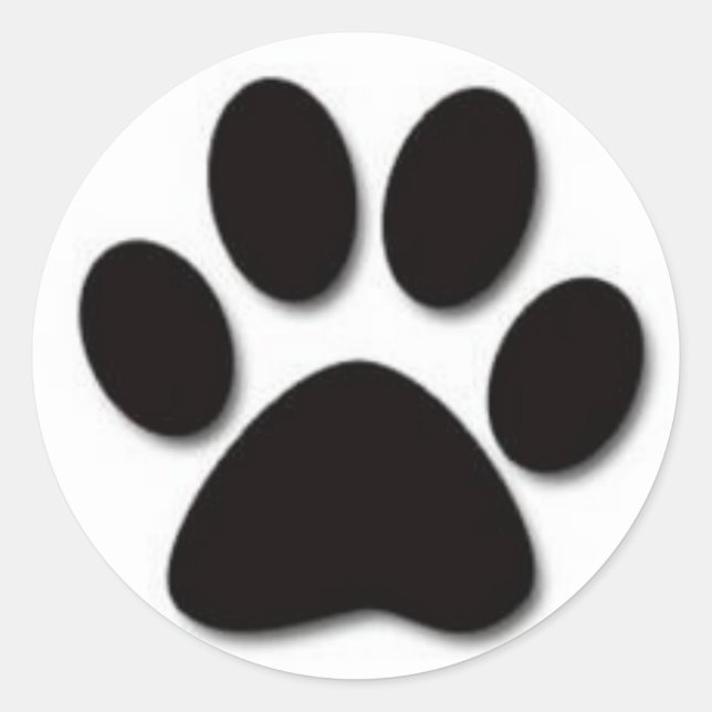 Dog Paw Sticker (Front)